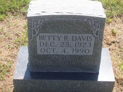 Betty Ruth <I>Parks</I> Davis 