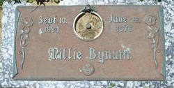 Millie Madenia “Minnie” <I>Stapleton</I> Bynum 
