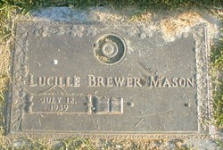 Lucille <I>Brewer</I> Mason 