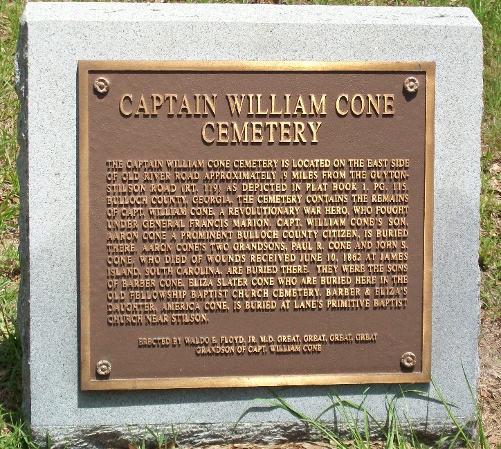Captain William Cone Cemetery