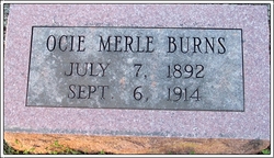 Ocie Merle Burns 