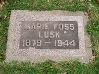 Marie Jane <I>Foss</I> Lusk 