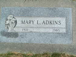 Mary Louise <I>Horey</I> Adkins 