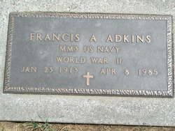 Francis Anthony “Snooks” Adkins 
