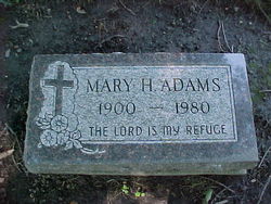 Mary Hattie <I>Tucker</I> Adams 