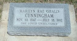 Marilyn Rae <I>Shalz</I> Cunningham 