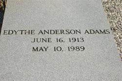 Daisy Edythe <I>Anderson</I> Adams 