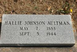 Hallie <I>Johnson</I> Aultman 