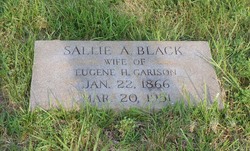 Sarah Amanda “Sallie” <I>Black</I> Garison 