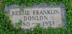 Josephine Anderson “Bessie” <I>Franklin</I> Donlon 