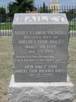 Mary Elmer <I>Vickers</I> Bailey 