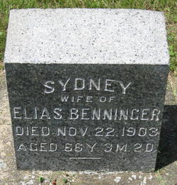 Sydney <I>Hunsinger</I> Benninger 