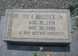 Joseph Franklin “Jake” Bullock Jr.