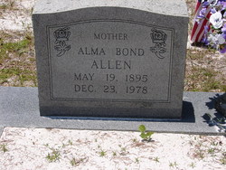 Alma Melissa <I>Bond</I> ALLEN 