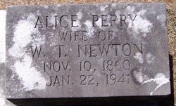 Alice Sarah <I>Perry</I> Newton 