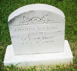 Amanda <I>Bolding</I> Adams 