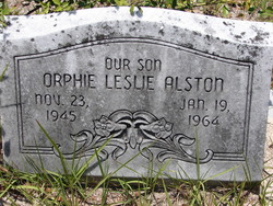 Orphie Leslie Alston 
