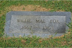 Willie Mae <I>Chilcoat</I> Fox 