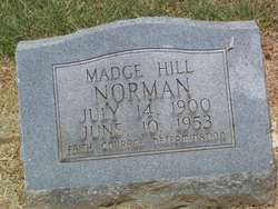Madge <I>Hill</I> Norman 