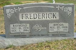 Rhoda <I>Swearingen</I> Frederick 
