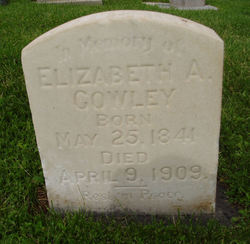 Elizabeth Ann <I>Anderson</I> Cowley 