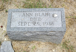 Ann <I>Miller</I> Blair 