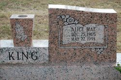 Alice Mae <I>Hunt</I> King 