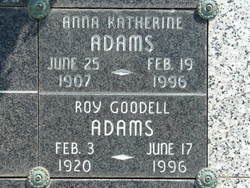 Roy Goodell Adams 