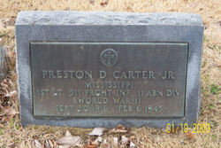 1LT Preston Dewitt Carter Jr.