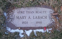 Mary Webster <I>Anderson</I> LaBach 
