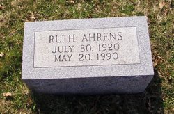 Ruth <I>Benner</I> Ahrens 