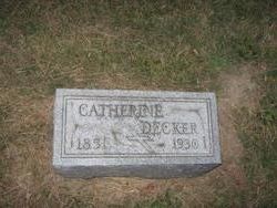 Catherine <I>Nienaber</I> Decker 