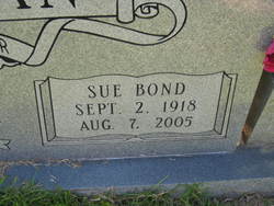 Sue Annie <I>Bond</I> Huffman 