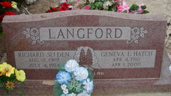 Geneva Ludell <I>Hatch</I> Langford 