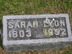 Sarah <I>Fisk</I> Lyon 