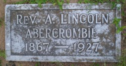 Rev Abraham Lincoln Abercrombie 