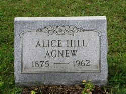 Alice Martha <I>Hill</I> Agnew 