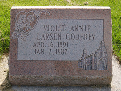 Violet Annie <I>Larsen</I> Godfrey 