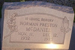 Norman Preston McDaniel 