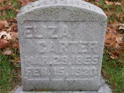 Mrs Eliza Marie <I>Firman</I> Carter 