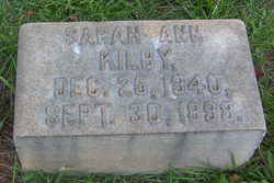 Sarah Ann <I>Marchant</I> Kilby 