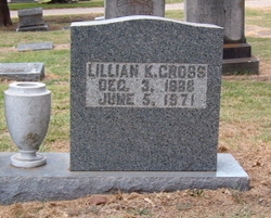 Lillian K <I>Kimbell</I> Cross 