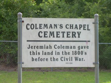 Colemans Chapel Cemetery