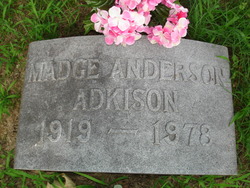 Madge <I>Anderson</I> Adkison 