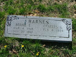 Bonnie E. <I>McLeod</I> Bullock Barnes 