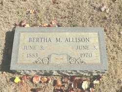 Bertha Due <I>Mahan</I> Allison 
