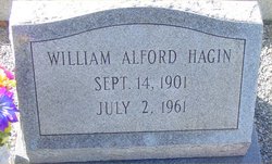 Rev William Alford “Willie” Hagin 