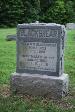 Millie Ann <I>Miller</I> Blackshear 
