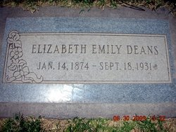 Elizabeth Emily <I>Deans</I> Johnstun 
