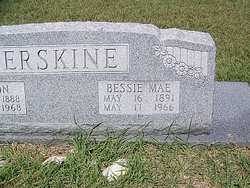 Bessie Mae <I>Criswell</I> Erskine 